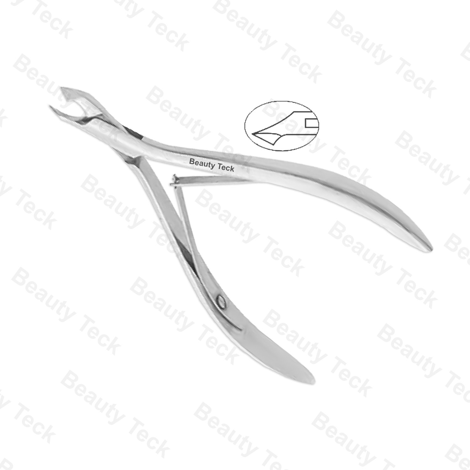 BEAUTY Teck Cuticle Nipper (Box Joint, Stainless Steel, Mirror/Satin) BTB3-1318