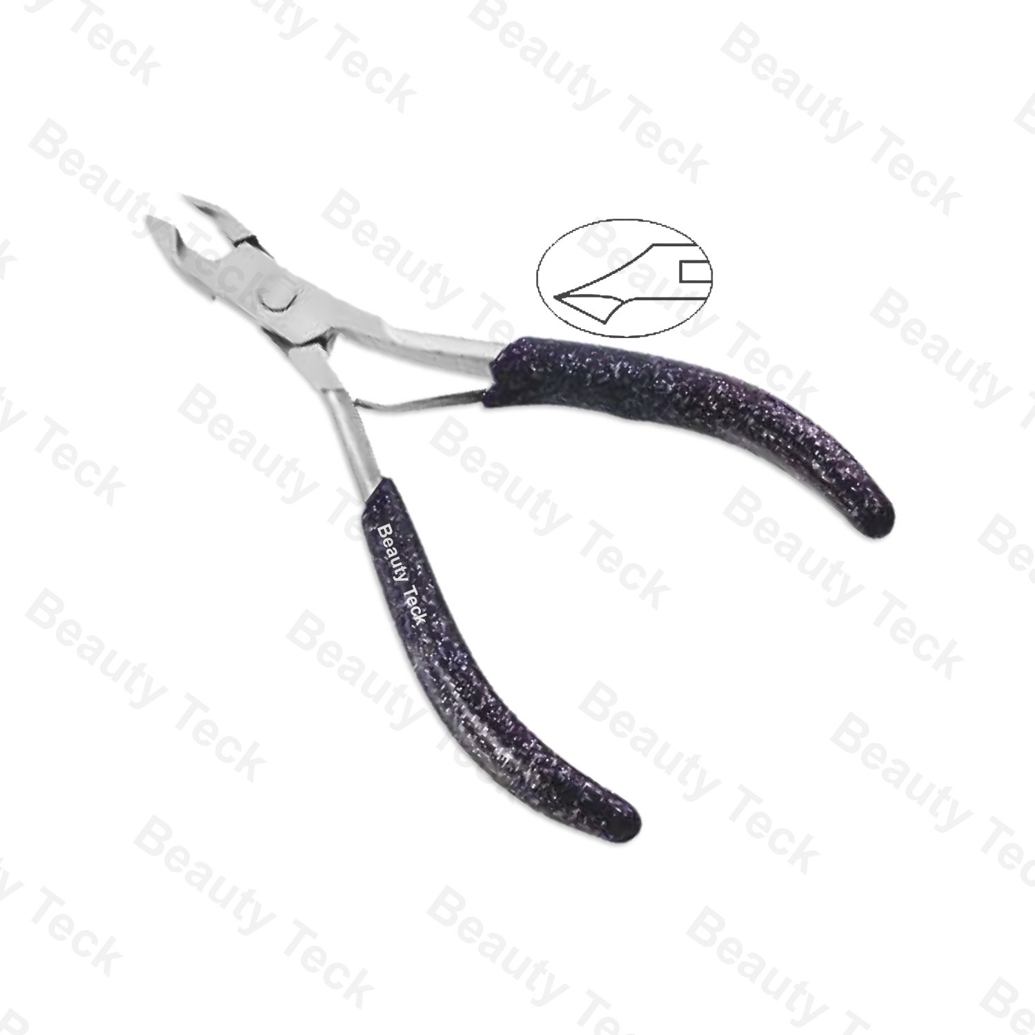 BEAUTY Teck Cuticle Nipper (Lap Joint, Double Spring, PVC Handle) BTB3-1304, BTB3-1305