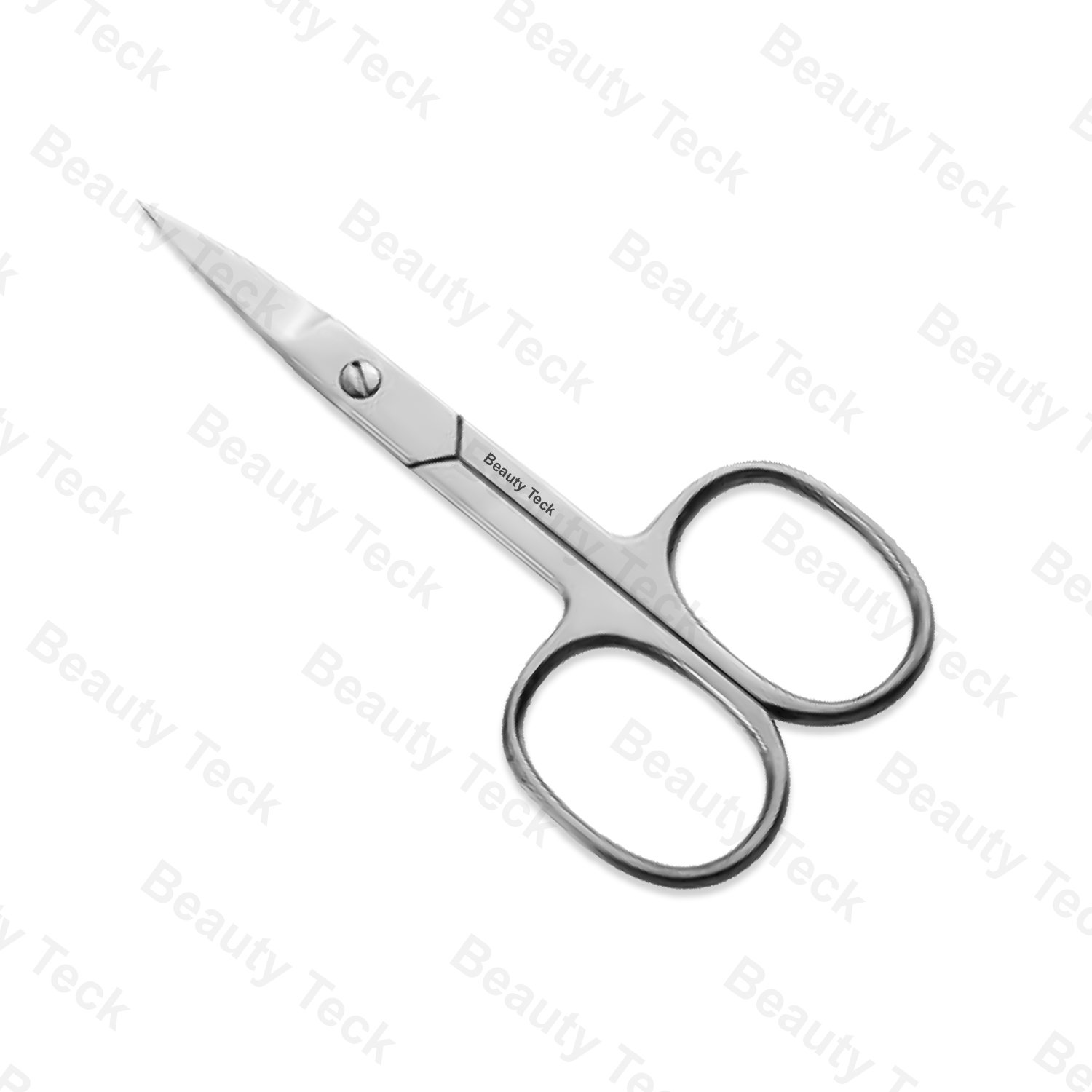 BEAUTY Teck Nail Scissors (Euro Screw, Mirror/Satin) Curved: BTB2-1205