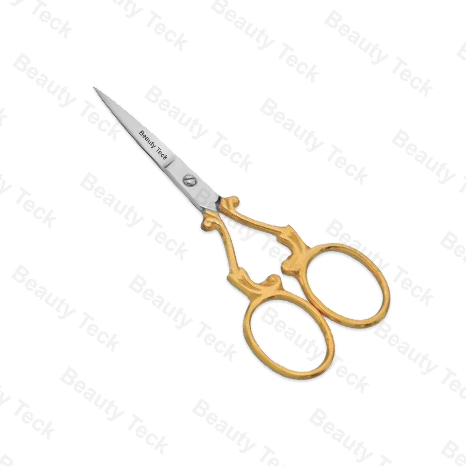 Embroidery Scissors Half Gold Titanium Straight BTB2-1383