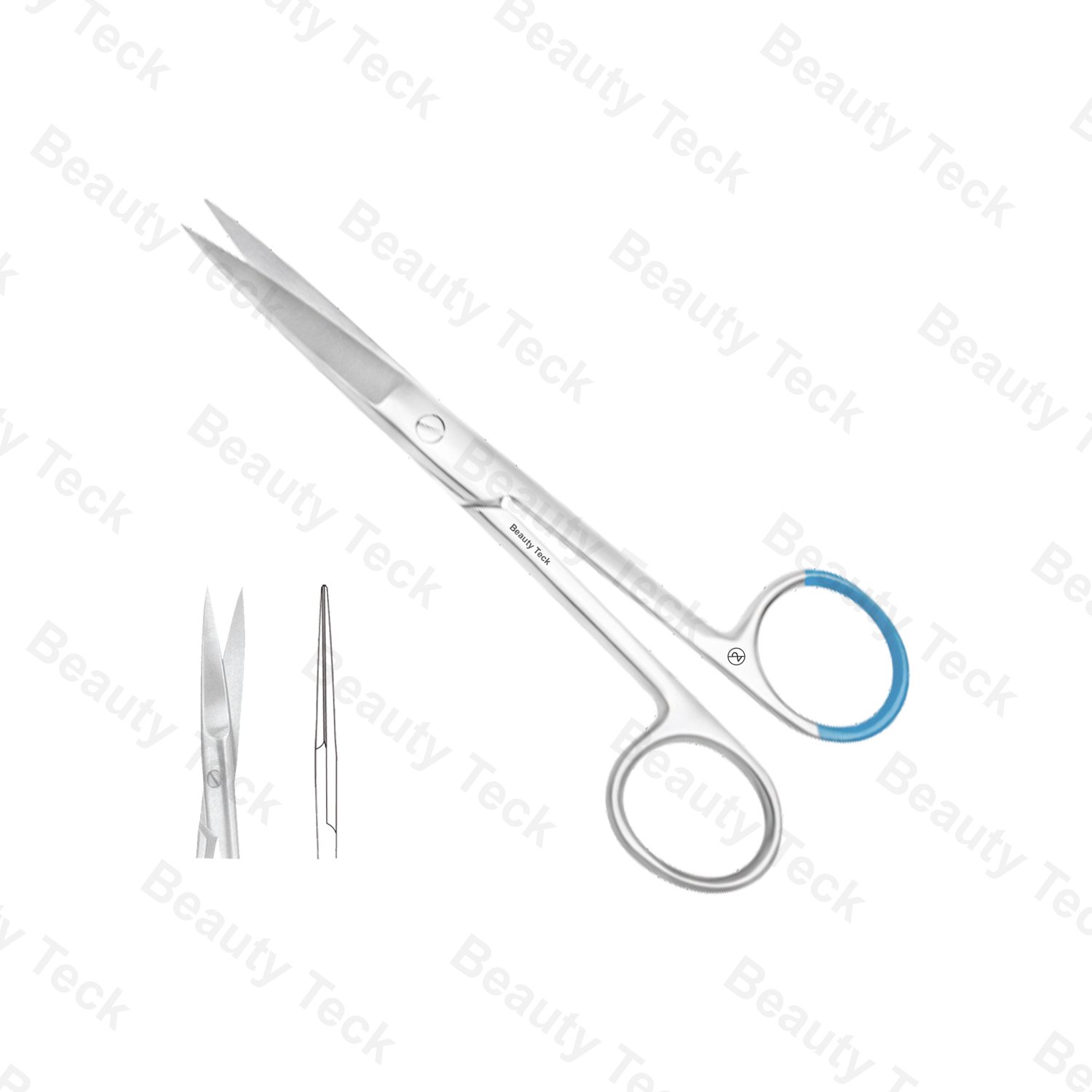 Non Sterile Single-Use Instruments Surgical Scissors Sharp/Sharp Straight